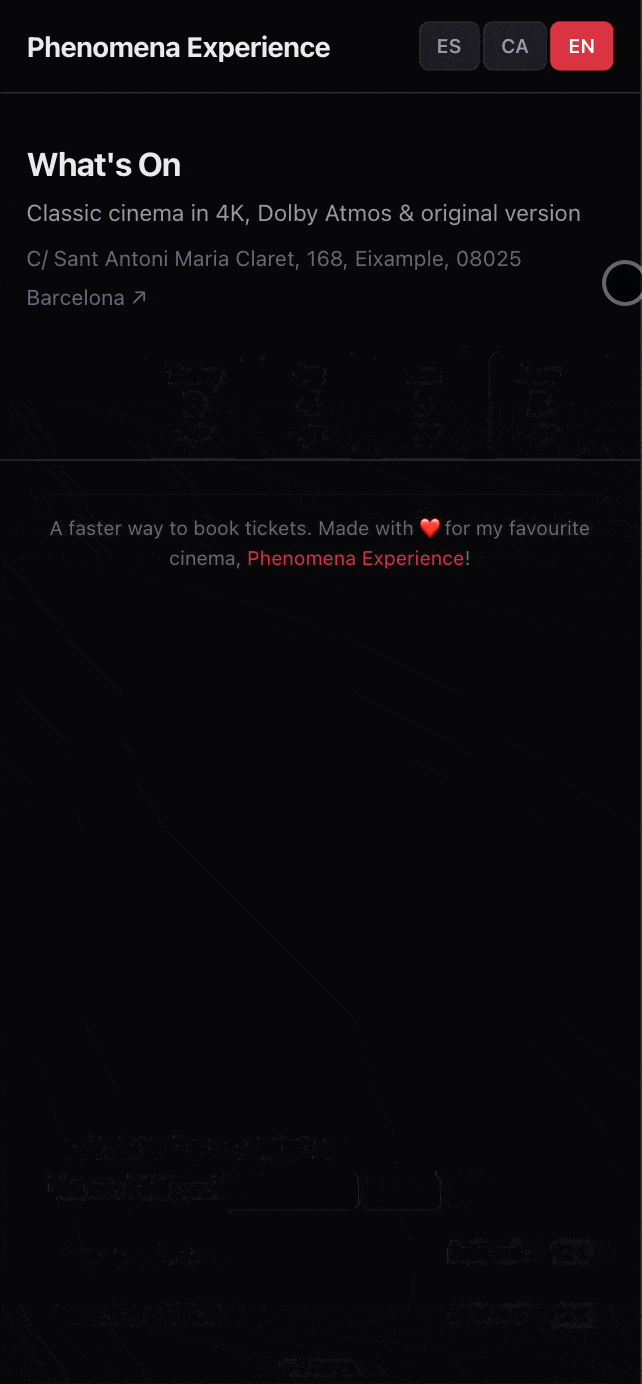 Rebuilt Phenomena checkout flow